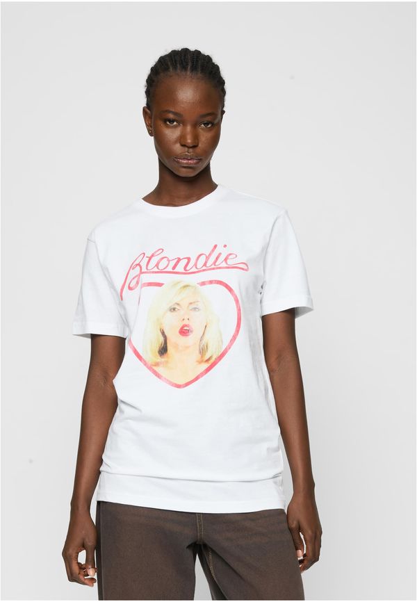 Merchcode White T-shirt Blondie Heart of Glass