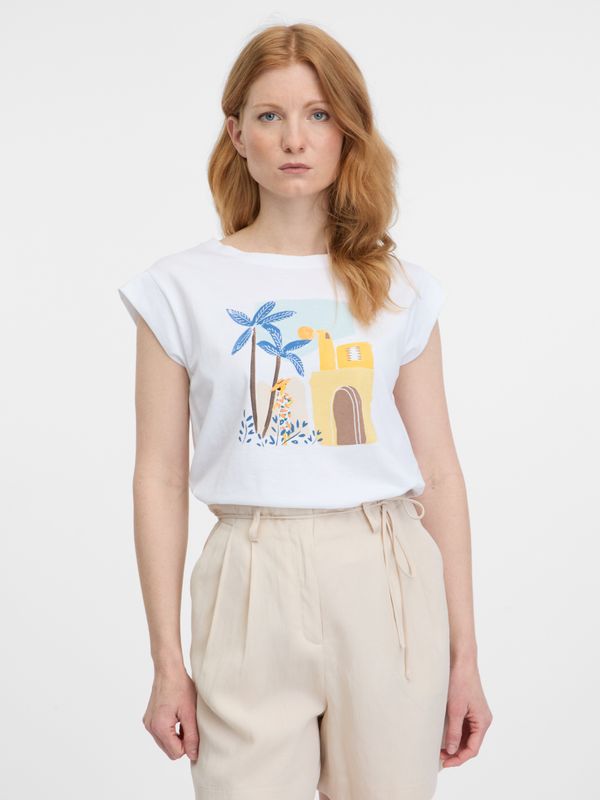 Orsay White T-shirt ORSAY - Women