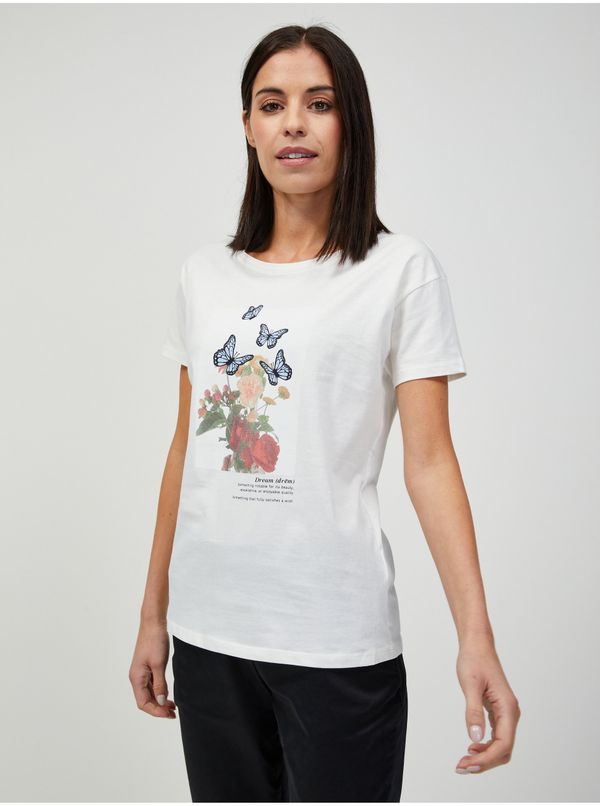 Orsay White T-shirt ORSAY - Women