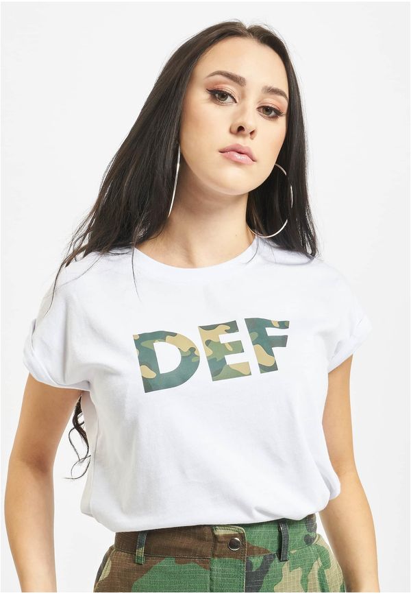 DEF White T-shirt with DEF signature