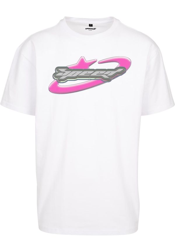 Mister Tee White T-shirt with Speed logo