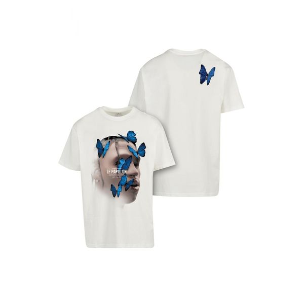Mister Tee White white T-shirt Le Papillon Oversize