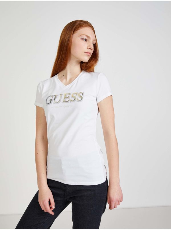 Guess White Women T-Shirt Guess - Women