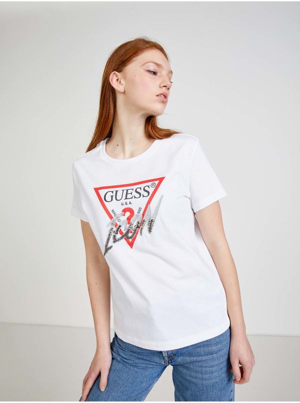 Guess White Women T-Shirt Guess - Women