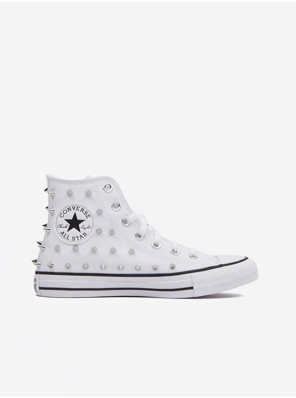 Converse White Womens Ankle Sneakers Converse Chuck Taylor All Star - Ladies