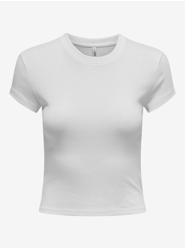 Only White women's basic T-shirt ONLY Elina - Women