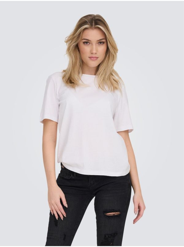 Only White women's basic T-shirt ONLY Only - Women