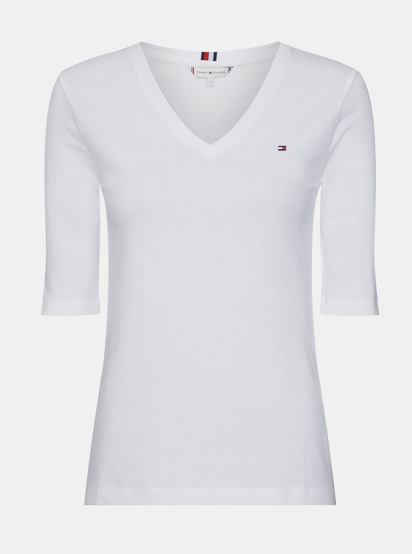 Tommy Hilfiger White women's basic t-shirt Tommy Hilfiger - Women