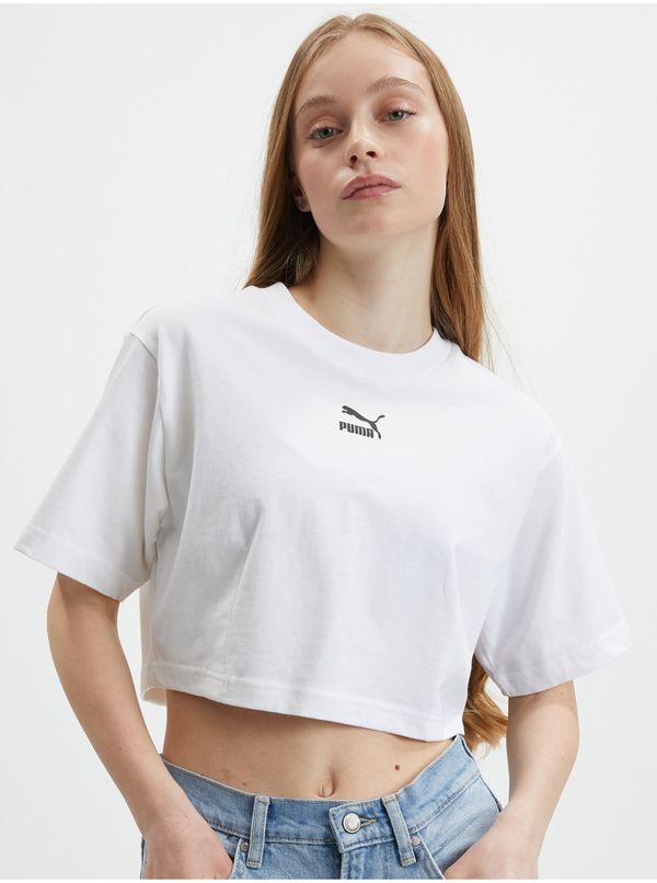 Puma White Womens Crop Top Puma Dare To - Women