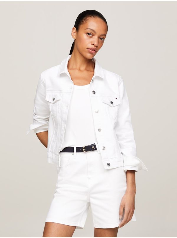 Tommy Hilfiger White Women's Denim Jacket Tommy Hilfiger - Women