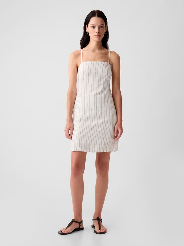 GAP White women's linen mini dress GAP