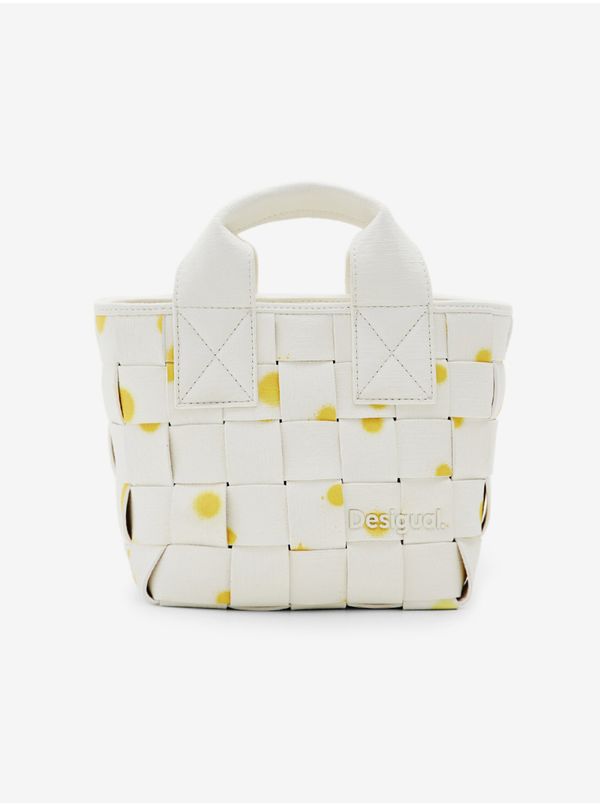 DESIGUAL White women's patterned handbag Desigual New Splatter Valdivia Micr - Women
