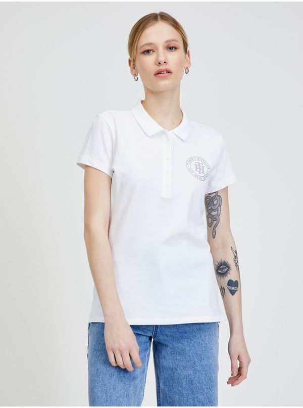 Tommy Hilfiger White Women's Polo T-Shirt Tommy Hilfiger - Women