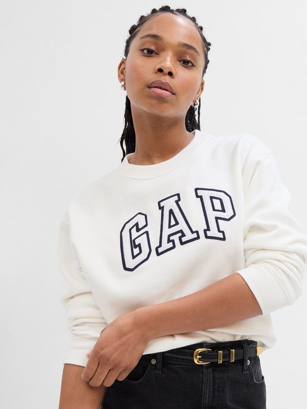 GAP White women's sweatshirt with GAP logo