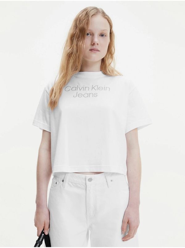 Calvin Klein White women's T-shirt Calvin Klein Jeans - Women