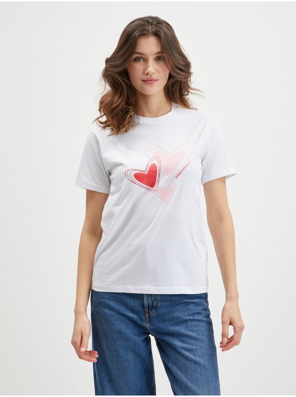 Converse White Women's T-Shirt Converse - Women