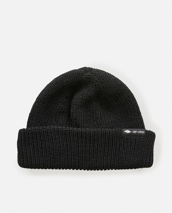Rip Curl Winter Hat Rip Curl FADE OUT ICON SHALLOW BEANIE Black