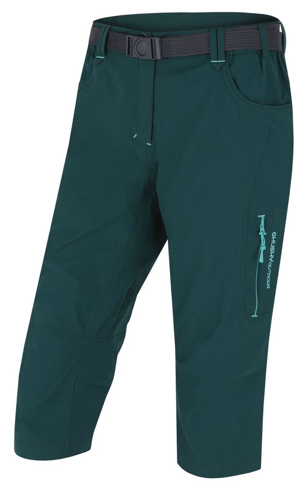 HUSKY Women's 3/4 trousers HUSKY Klery L dk. putting green