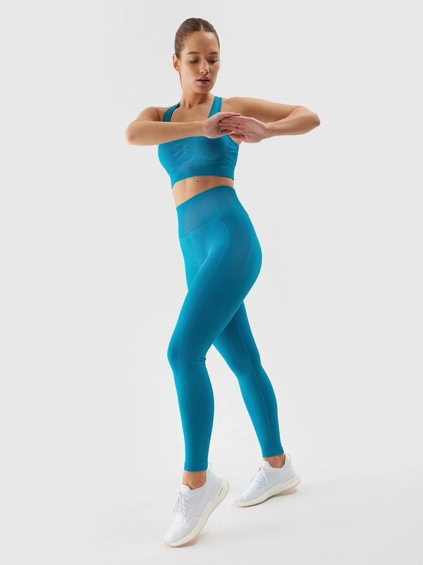 4F Women's 4F Sports Seamless Leggings - Turquoise