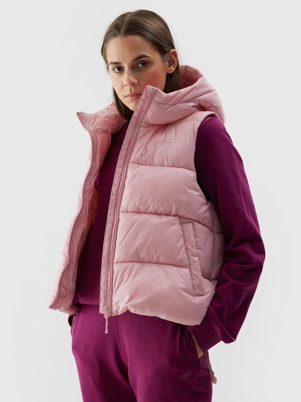 4F Women's 4F Synthetic Down Down Vest - Pink