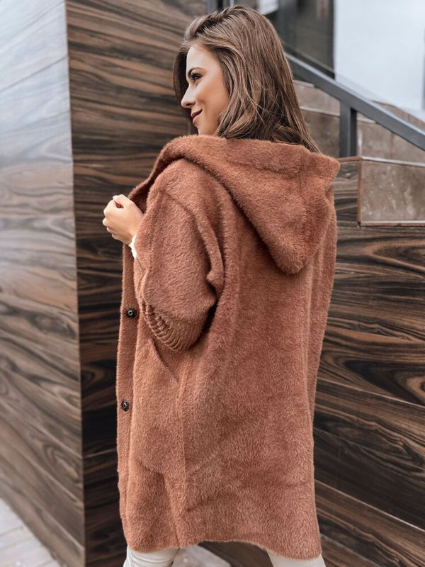 DStreet Women's alpaca coat RITA brown Dstreet