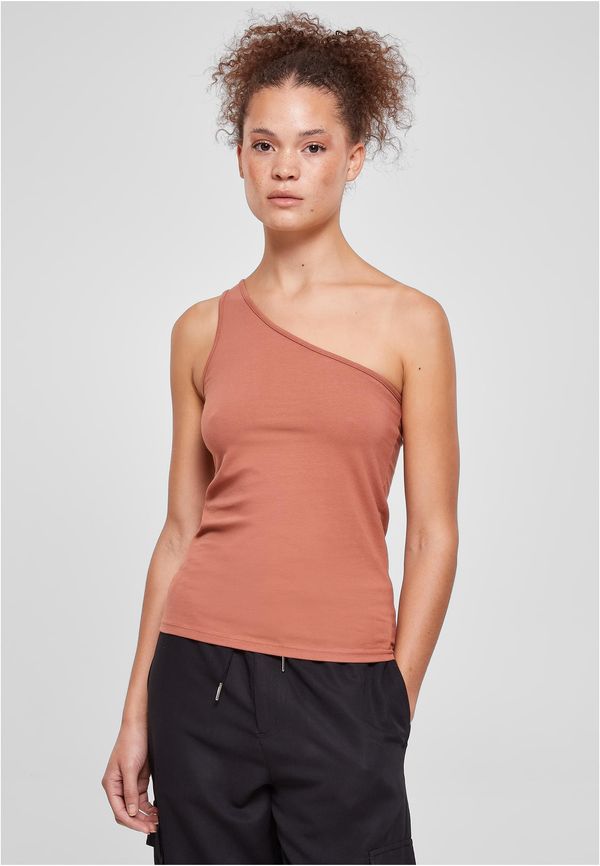 UC Ladies Women's asymmetrical terracotta top