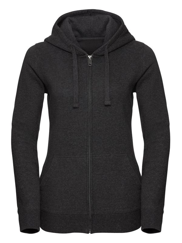 RUSSELL Women's Authentic Melange Zipped Hooded Sweat Russell