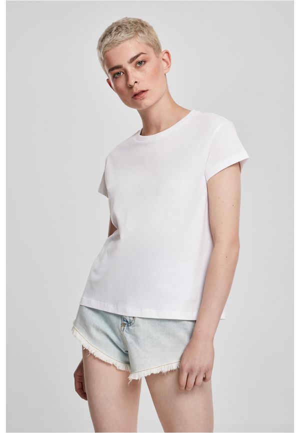Urban Classics Women's Basic Box T-shirt in white