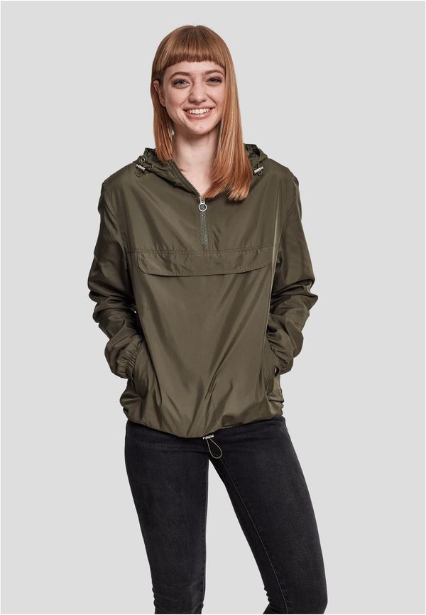 UC Ladies Women's Basic Pull Over Jacket - Dark Olive