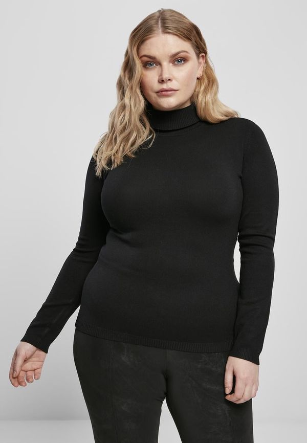 UC Ladies Women's basic turtleneck black