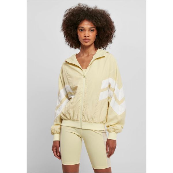 Urban Classics Women's Batwing Sweatshirt Soft Yellow/White