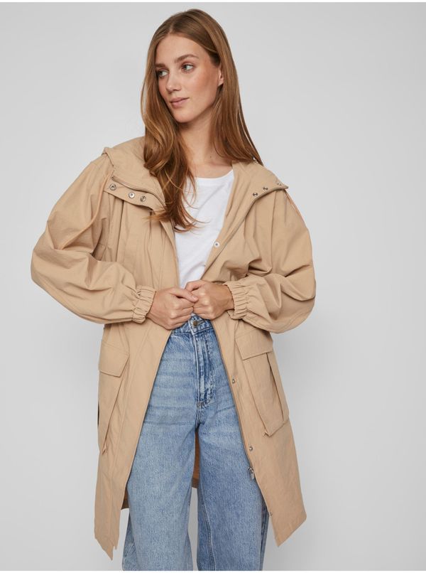 Vila Women's beige parka VILA Siliana - Ladies