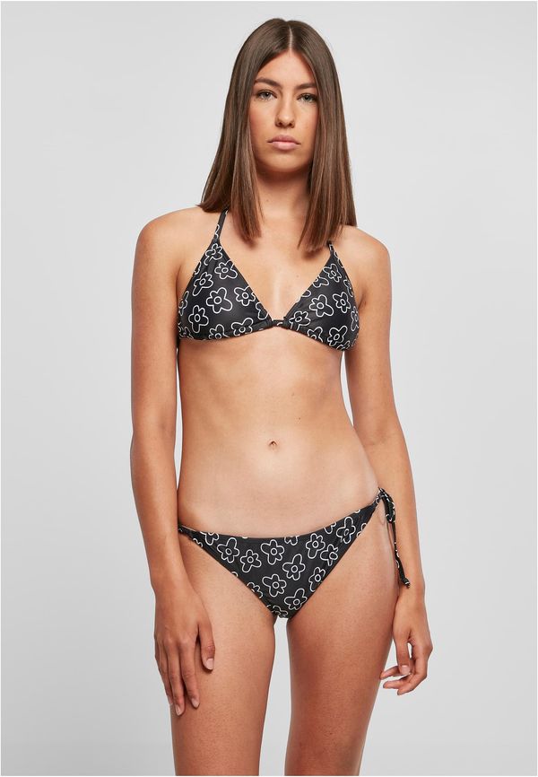 UC Ladies Women's bikini with blackflower triangle pattern