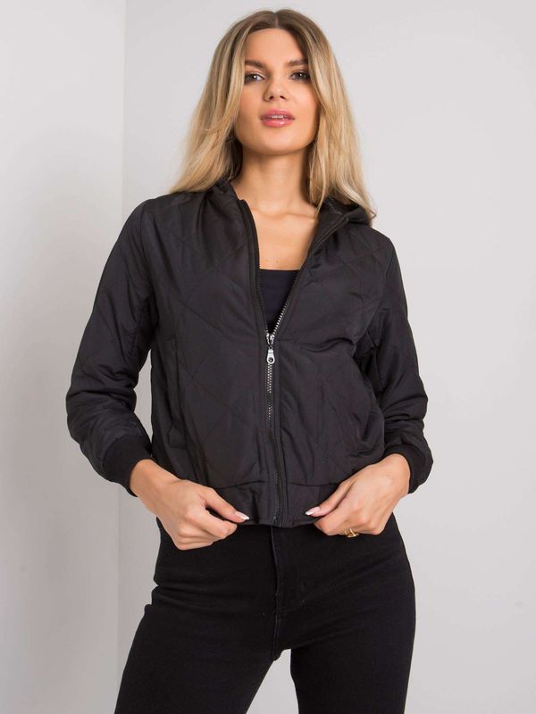 Fashionhunters Women's black quilted jacket