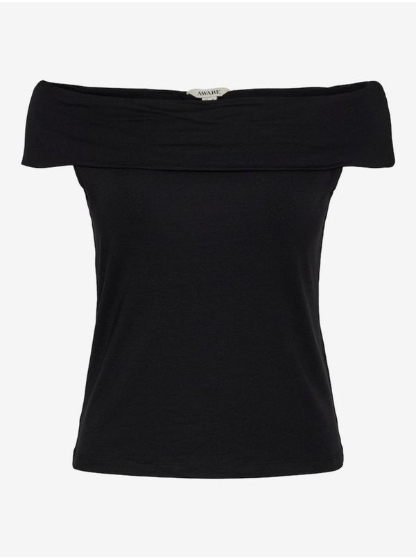 AWARE by VERO MODA Women's black top AWARE by VERO MODA Kenzi Fiona - Women