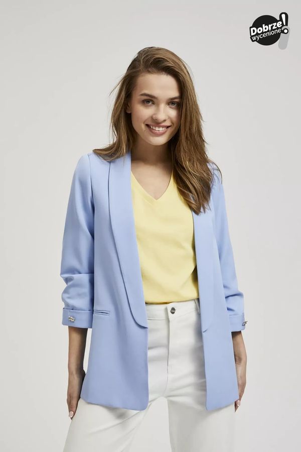 Moodo Women's blazer MOODO - light blue