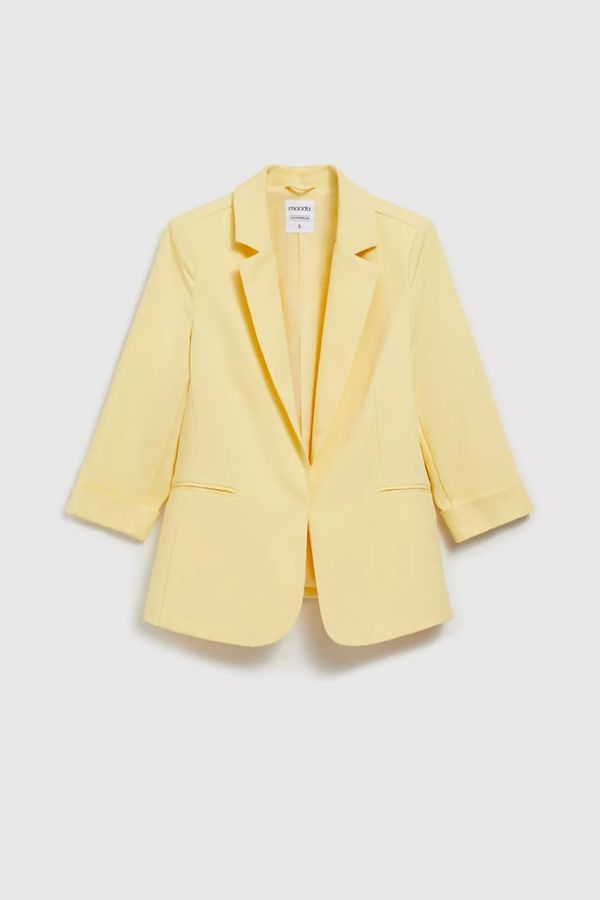 Moodo Women's blazer MOODO - light yellow