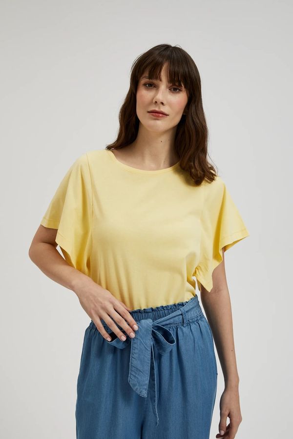 Moodo Women's blouse MOODO - light yellow