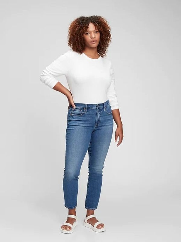 GAP Women's blue jeans true skinny med newton GAP