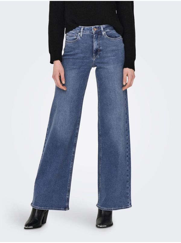 Only Women's blue wide-leg jeans ONLY Madison - Women