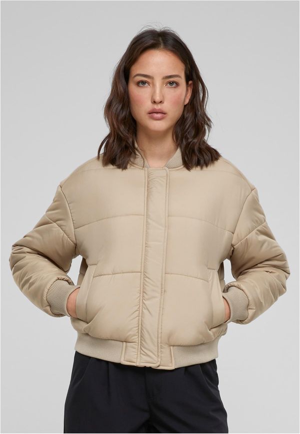 Urban Classics Women's bomber jacket Puffer Blouson beige