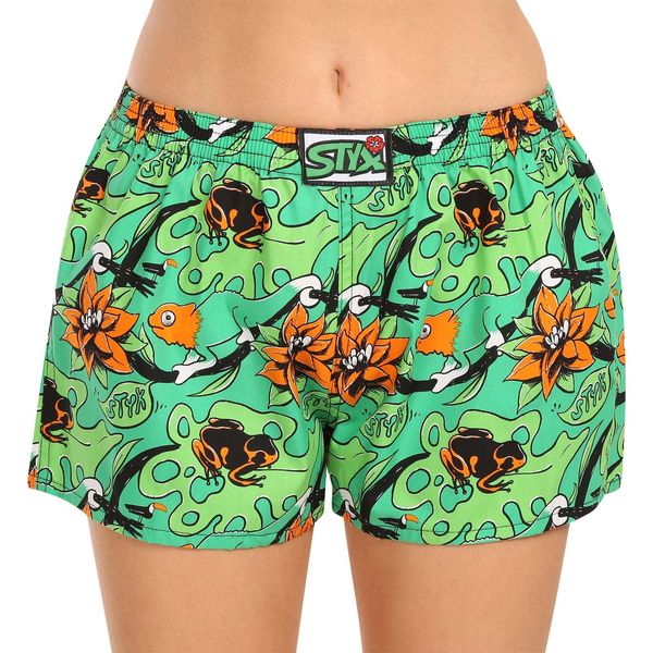 STYX Women's boxer shorts Styx art classic elastic Tropic