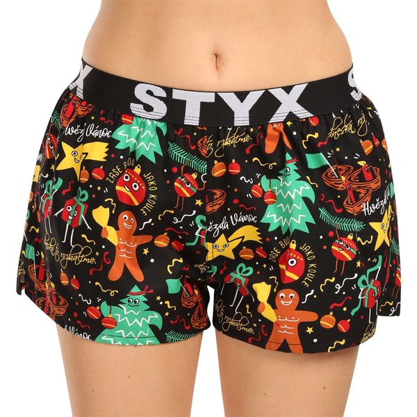 STYX Women's Boxer Shorts Styx Art Sports Rubber Christmas Ornaments