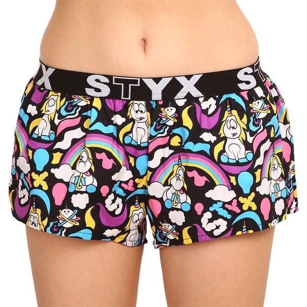 STYX Women's boxer shorts Styx art sports rubber unicorn