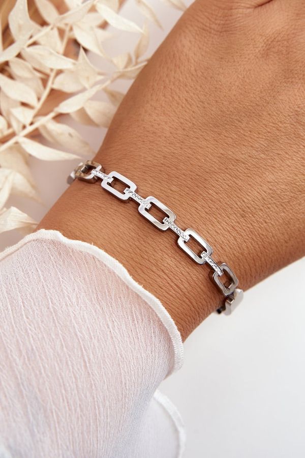 Kesi Women's bracelet decorated with silver cubic zirconia