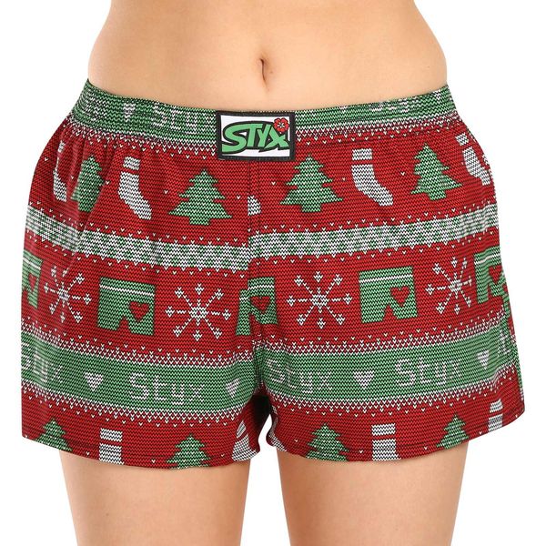 STYX Women's briefs Styx art classic rubber Christmas knitted