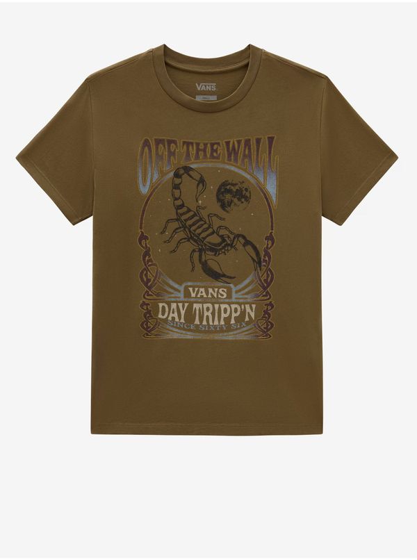 Vans Women's brown T-shirt VANS Scorp Trip - Women