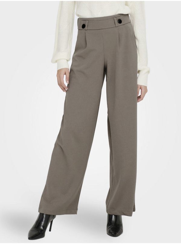 JDY Women's brown wide trousers JDY Geggo - Women