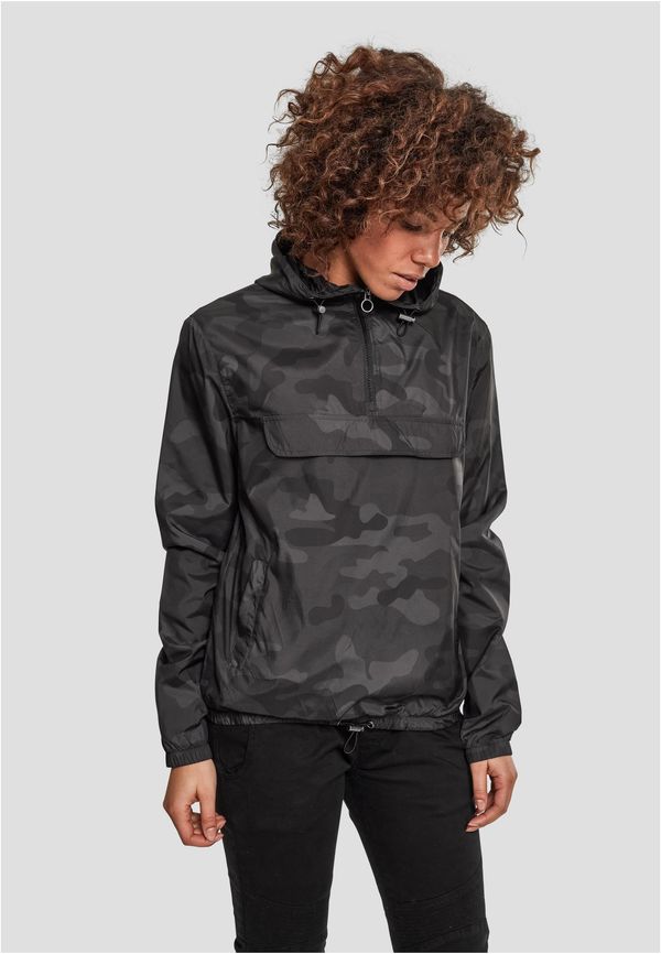 Urban Classics Women's Camo Pull Over Darkcamo Jacket