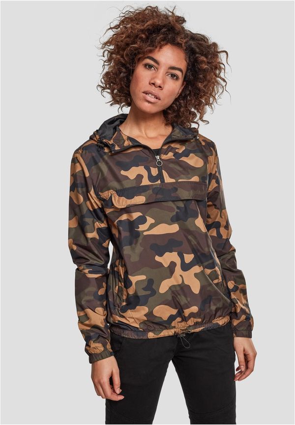 Urban Classics Women's Camo Pull Over Woodcamo Jacket